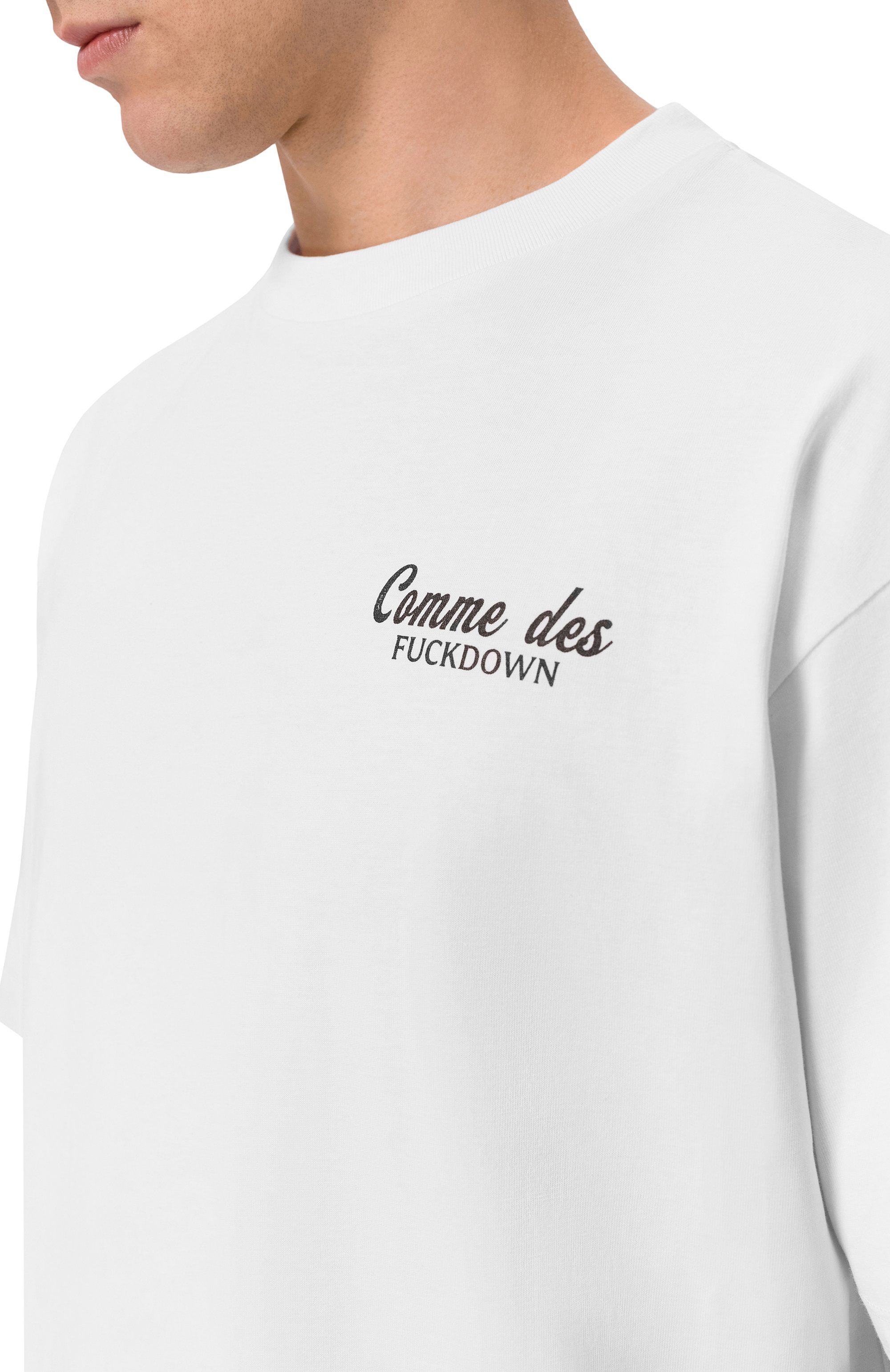 Хлопковая футболка COMME DES FUCKDOWN, арт. CFABW01668, фото 5