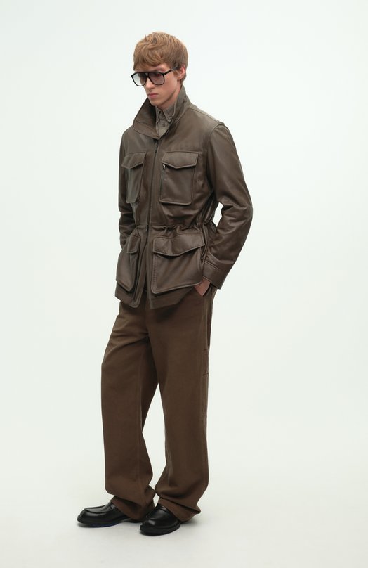 Замшевые кеды Dries Van Noten 021726-126-103 Коричневый  021726-126-103 Фото 7
