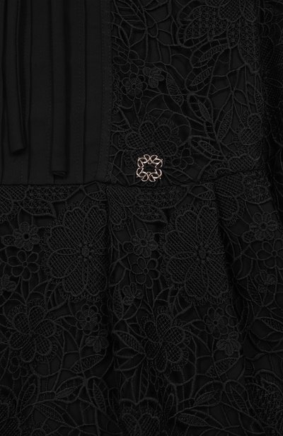 Платье ELIE SAAB JUNIOR черного цвета по цене 103500 руб., арт. EFAB132/TS1131, фото 3 Платье ELIE SAAB JUNIOR, арт. EFAB132/TS1131, фото 3