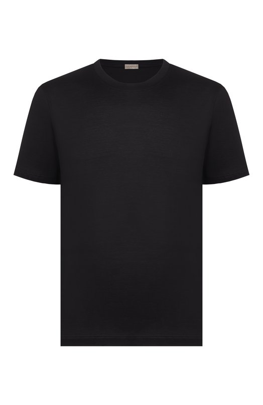 Хлопковая футболка Capobianco 20M660.MK00. Чёрный 20M660.MK00.