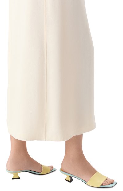 Кожаные мюли sculpt 40 SERGIO ROSSI желтого цвета по цене 78600 руб., арт. B14530/MCPT04, фото 2 Кожаные мюли sculpt 40 SERGIO ROSSI, арт. B14530/MCPT04, фото 2