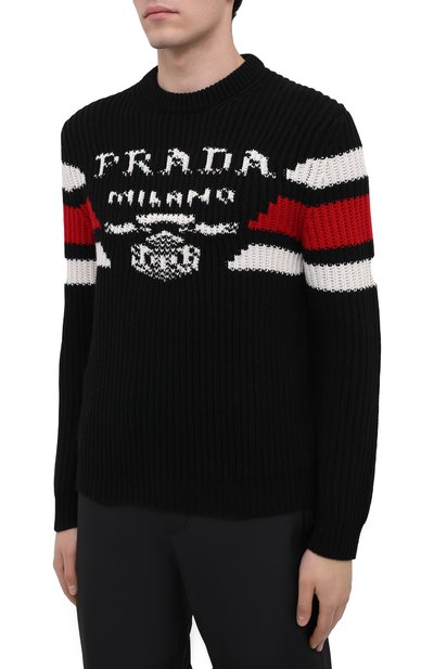 Кашемировый свитер PRADA, арт. UMB339-10O9-F0002-212, фото 3