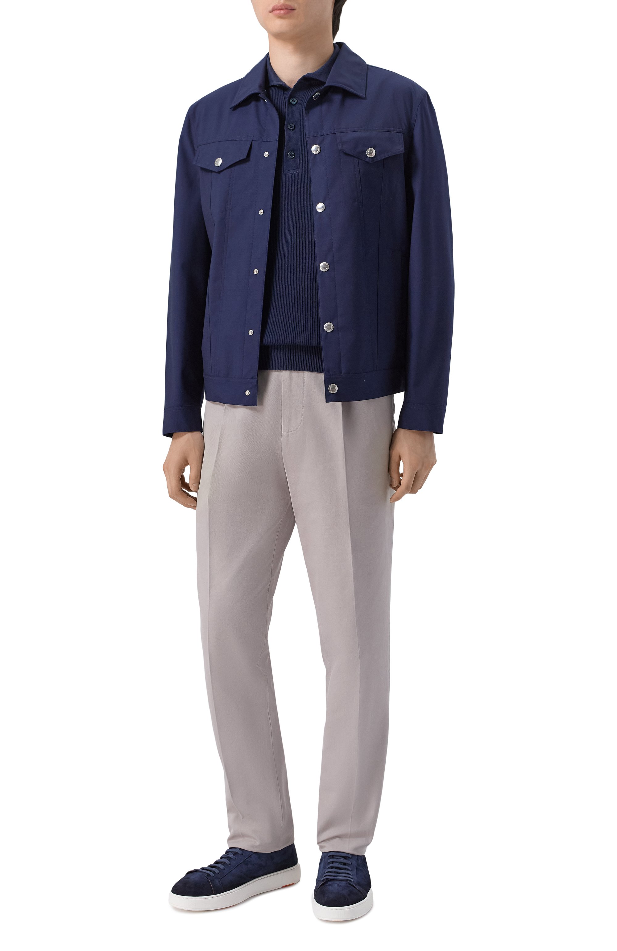 Хлопковое поло BRUNELLO CUCINELLI, арт. M29400025, фото 2