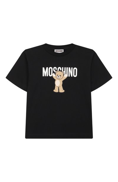 Хлопковая футболка MOSCHINO, арт. HMM05G/LAA10/4-8
