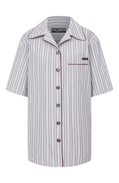 Женская хлопковая рубашка DOLCE & GABBANA, арт. F5U31T/FR51X
