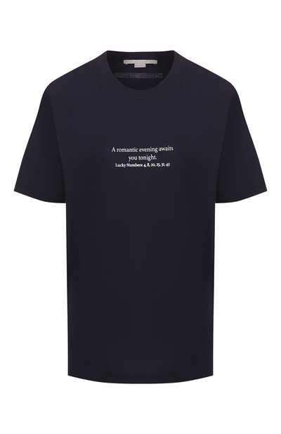 Женская хлопковая футболка STELLA MCCARTNEY, арт. 381701/SMW83