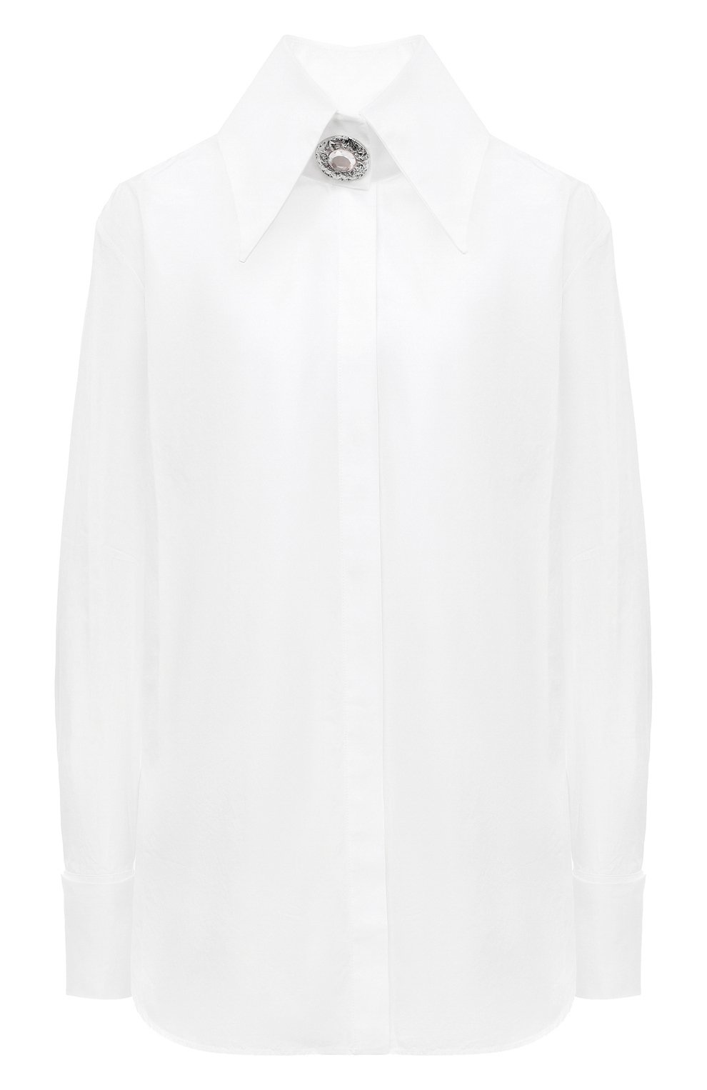 Хлопковая рубашка BALMAIN, арт. BF0HS291CE48, фото 1