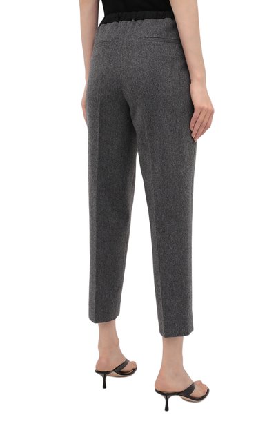 Шерстяные брюки JIL SANDER серого цвета по цене 53250 руб., арт. JPPT310550-WT212500B, фото 4 Шерстяные брюки JIL SANDER, арт. JPPT310550-WT212500B, фото 4