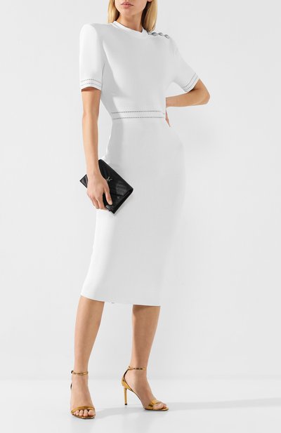 Платье из вискозы BALMAIN, арт. TF06581/K107, фото 2