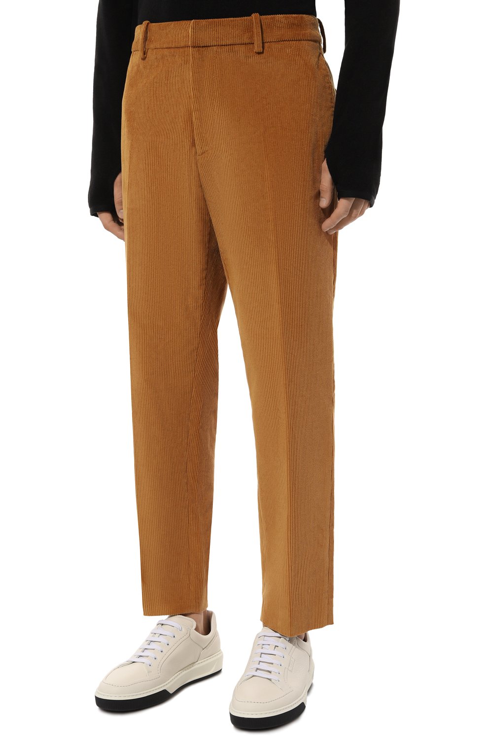 Вельветовые брюки MONCLER коричневого цвета по цене 59500 руб., арт. 2A000-39-899S6, фото 3 Вельветовые брюки MONCLER, арт. 2A000-39-899S6, фото 3