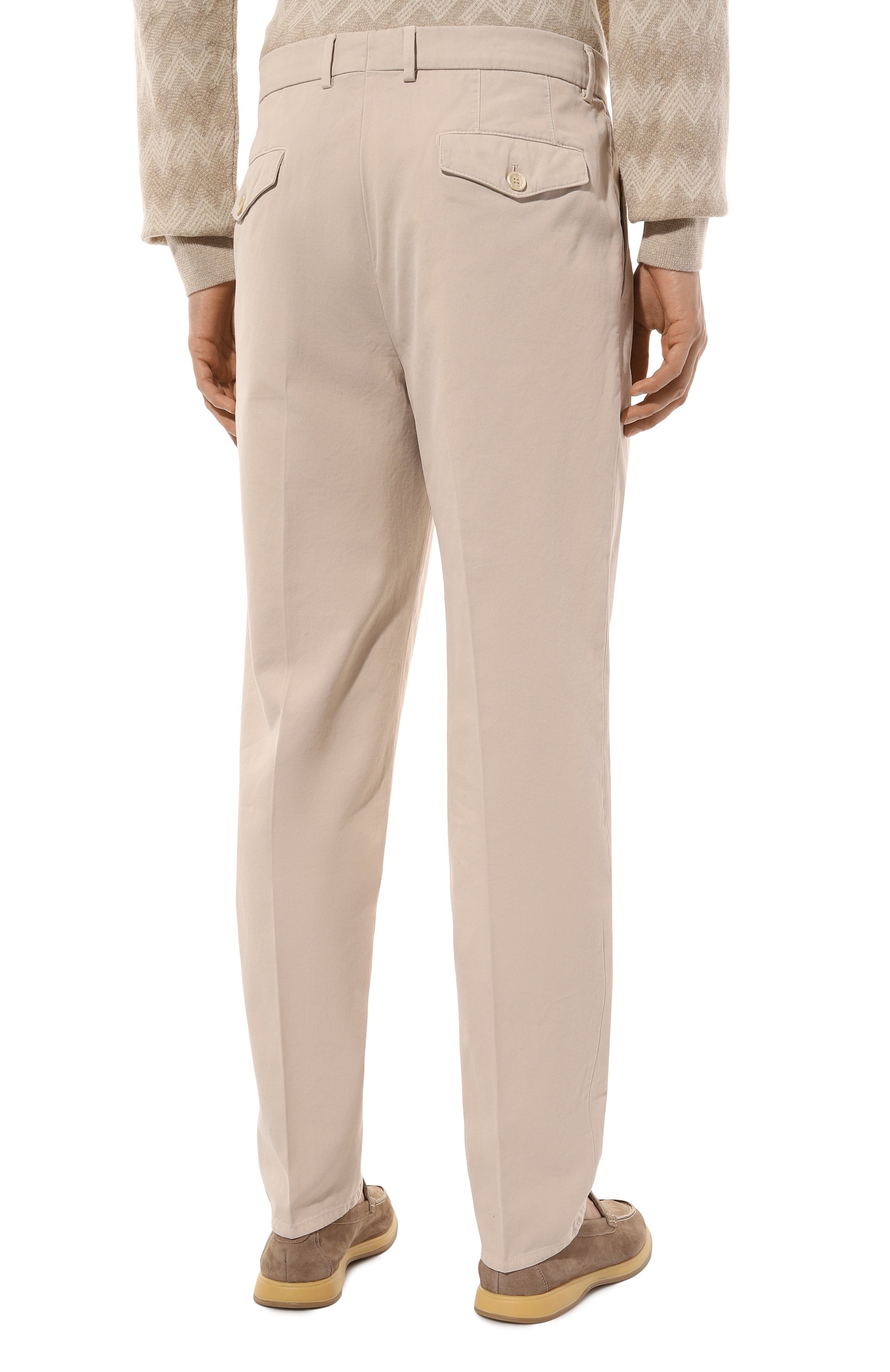 Хлопковые брюки BRUNELLO CUCINELLI, арт. M252DB2133, фото 4