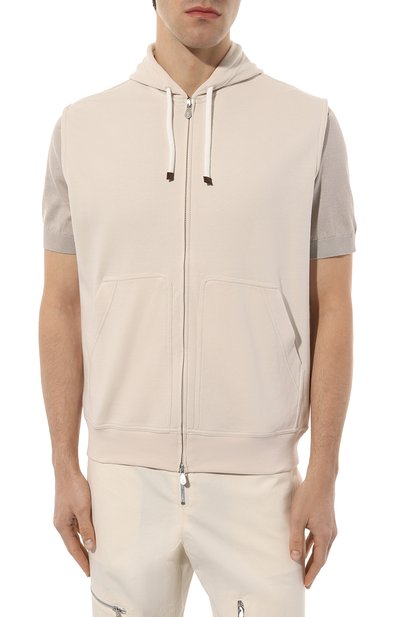 Хлопковый жилет BRUNELLO CUCINELLI, арт. M0T359079G, фото 3