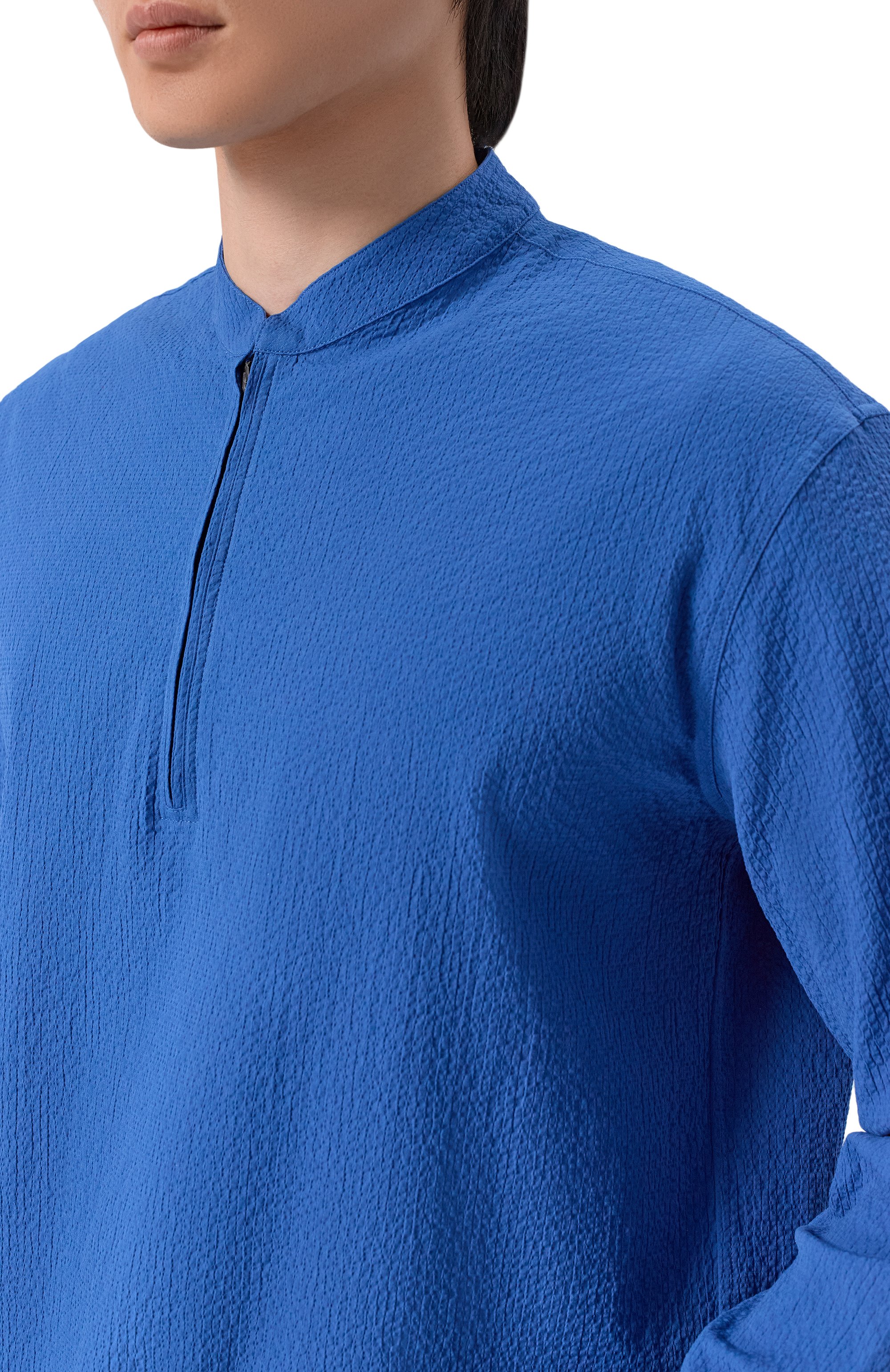 Хлопковая рубашка MVST, арт. M26.2PM.B020/F133 SEERSUCKER, фото 5