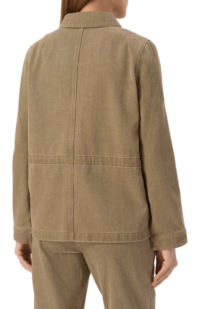 Джинсовая куртка YVES SALOMON, арт. 24EFV02369B06W/A8166, фото 4