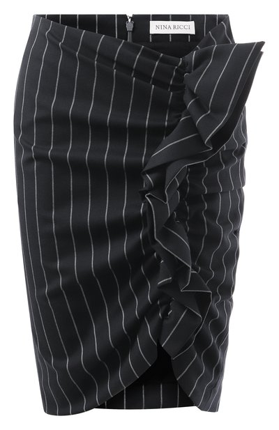 Женская шерстяная юбка NINA RICCI, арт. 24ACJU015/WV0320