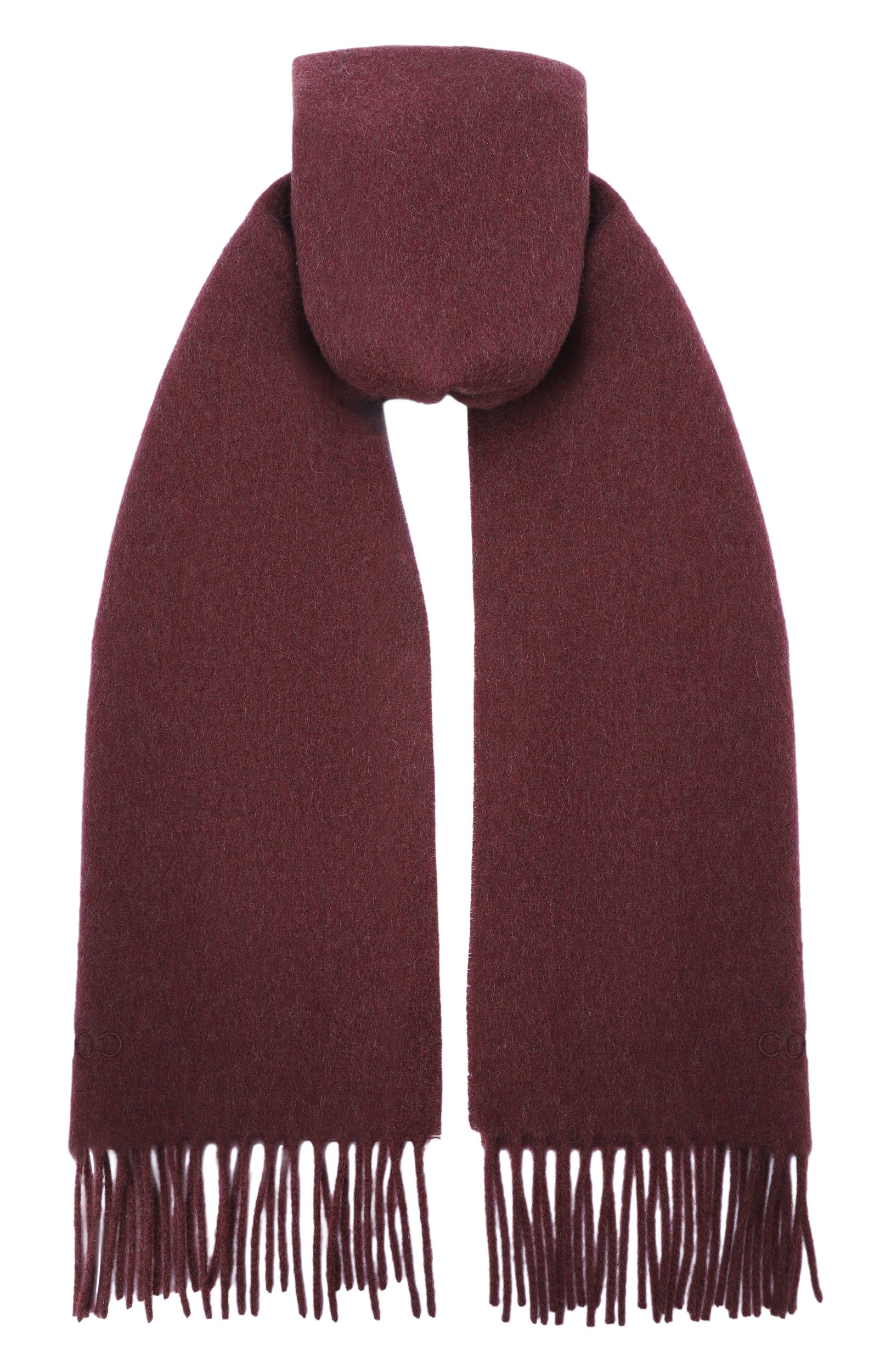 Кашемировый шарф CORNELIANI бордового цвета по цене 66500 руб., арт. 28B344/2A29029, фото 1 Кашемировый шарф CORNELIANI, арт. 28B344/2A29029, фото 1