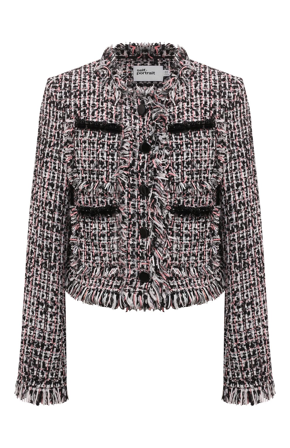Твидовый жакет SELF-PORTRAIT, арт. PF24-110J-B, фото 1