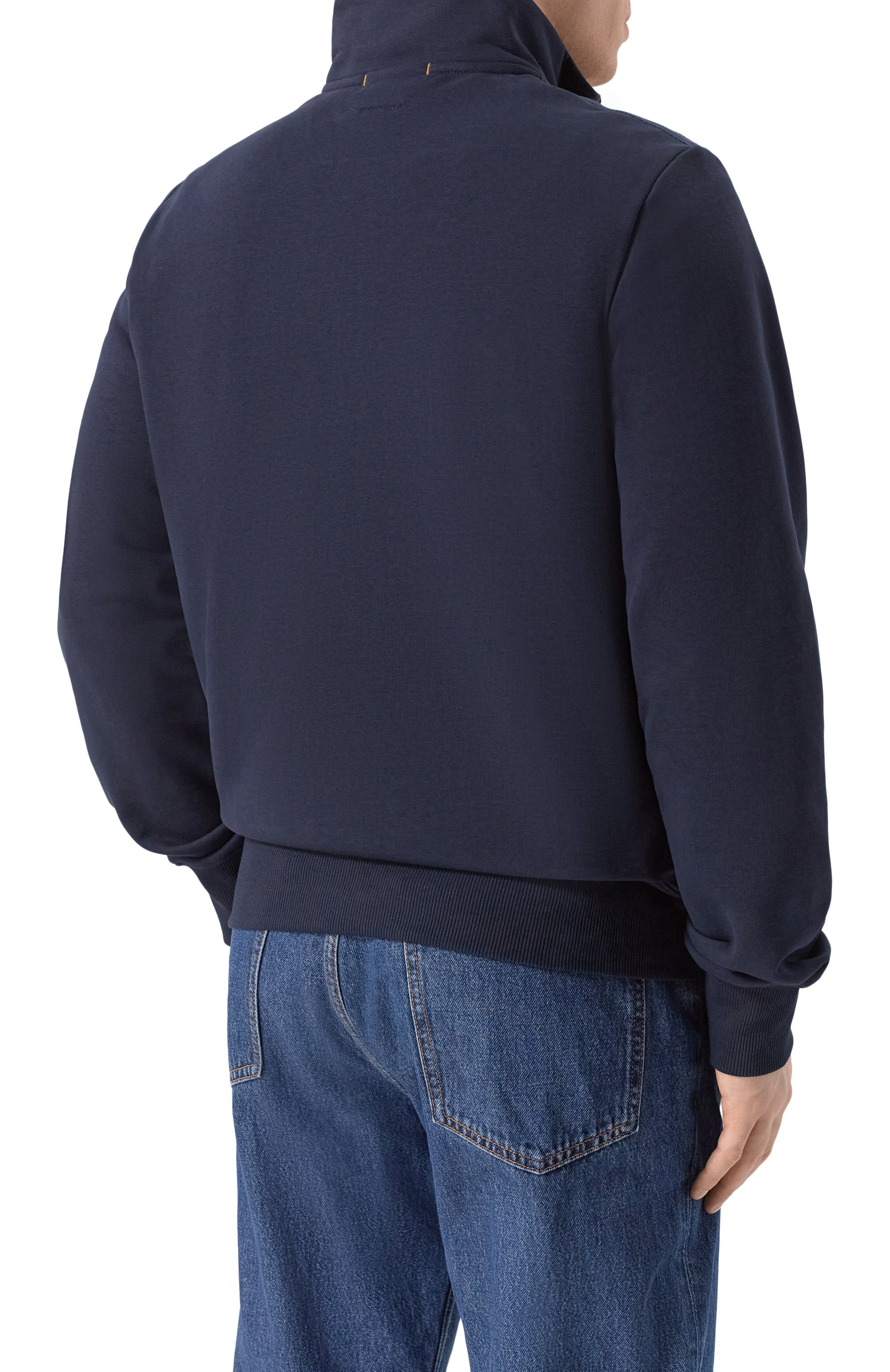 Хлопковый анорак PARAJUMPERS темно-синего цвета по цене 26950 руб., арт. 26SM-PM FLE Y20, фото 4 Хлопковый анорак PARAJUMPERS, арт. 26SM-PM FLE Y20, фото 4