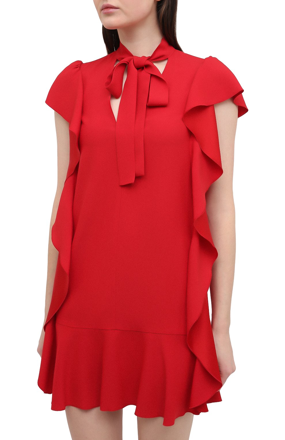 Платье REDVALENTINO красного цвета по цене 55150 руб., арт. VR3VAW95/0F1, фото 3 Платье REDVALENTINO, арт. VR3VAW95/0F1, фото 3