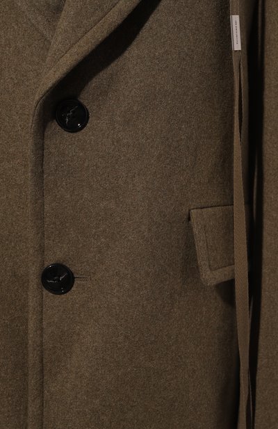 Шерстяное полупальто ANN DEMEULEMEESTER, арт. 2402-W-JA25-FA509-046, фото 5