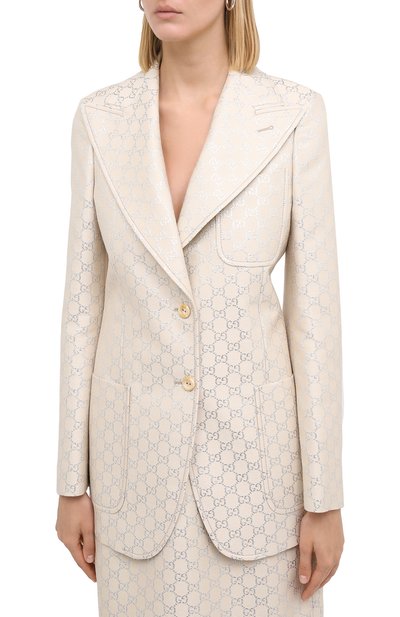 Жакет из шерсти и шелка GUCCI, арт. 626559/ZAD7L, фото 3