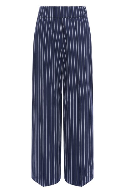 Женские брюки из хлопка и шелка BRUNELLO CUCINELLI, арт. MH541P8835