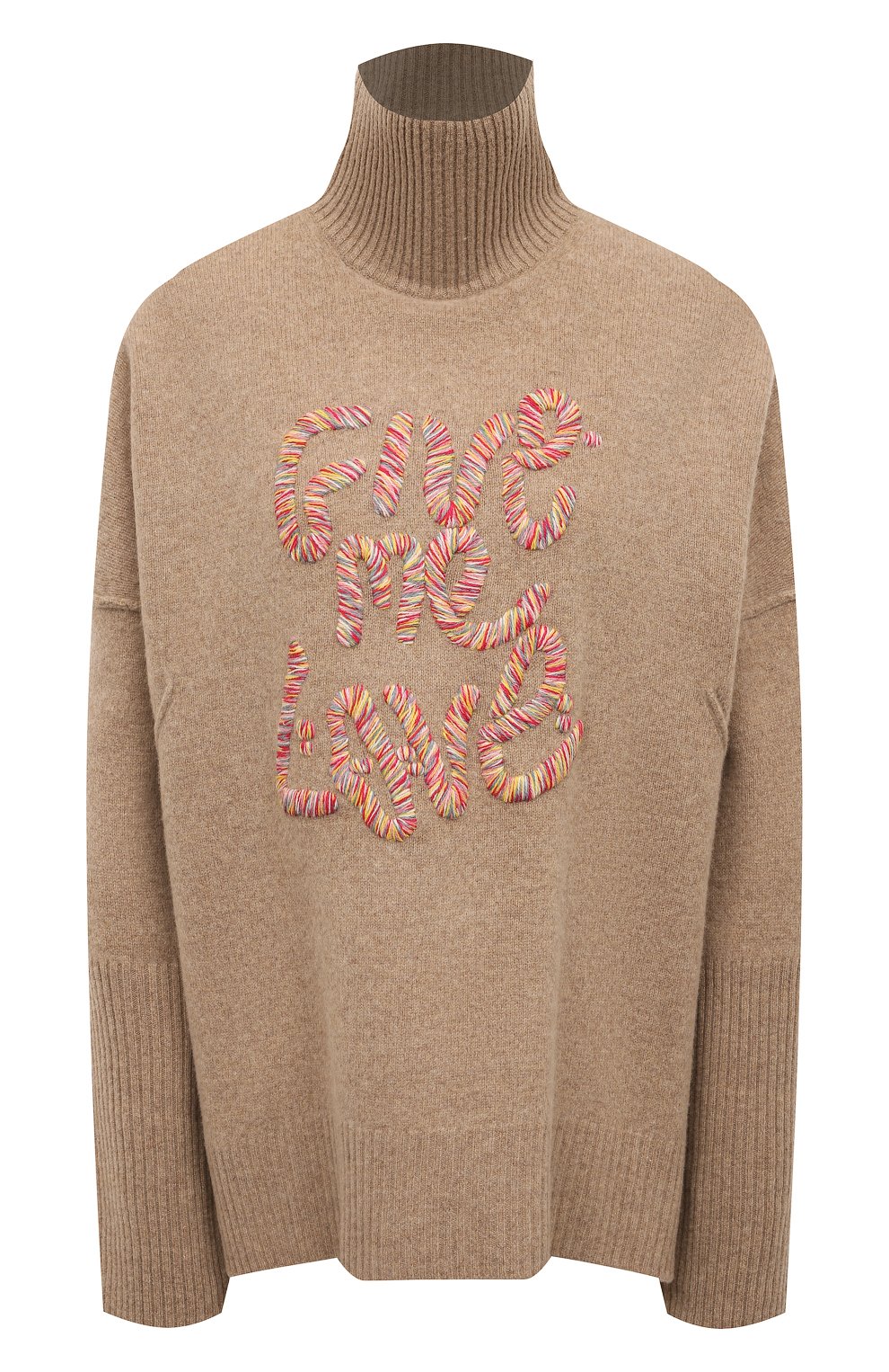 Шерстяной свитер ZADIG AND VOLTAIRE бежевого цвета по цене 42900 руб., арт. KWSW01471, фото 1 Шерстяной свитер ZADIG AND VOLTAIRE, арт. KWSW01471, фото 1