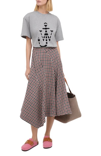 Шерстяная юбка JW ANDERSON разноцветного цвета по цене 46200 руб., арт. SK0047 PG0332, фото 3 Шерстяная юбка JW ANDERSON, арт. SK0047 PG0332, фото 3