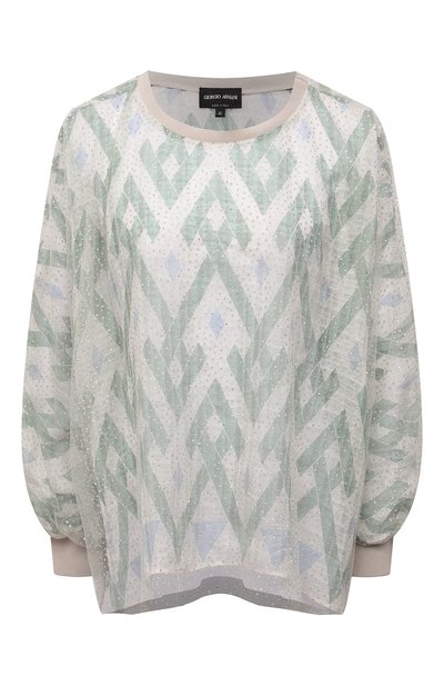 Блузка из шелка и вискозы GIORGIO ARMANI, арт. 1SHCCZ13/TZ818, фото 1