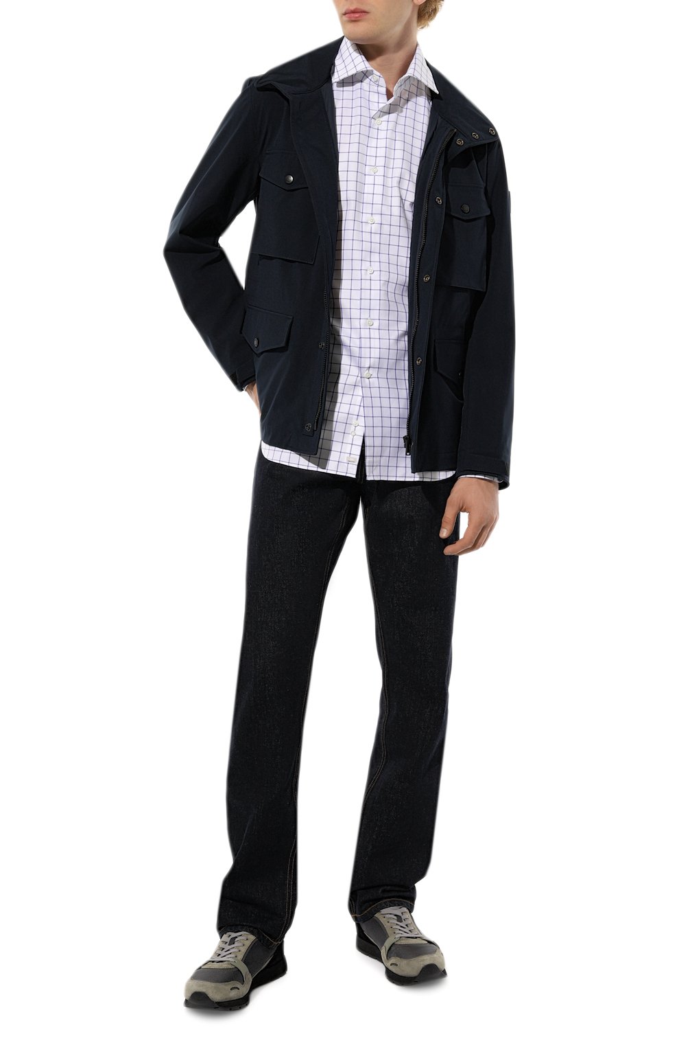 Комбинированные кроссовки EMPORIO ARMANI, арт. X4X537/XN730, фото 2