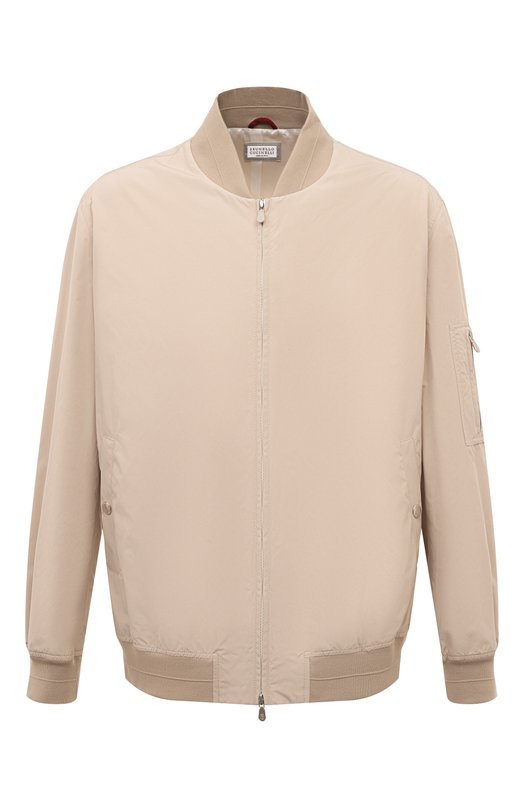 Бомбер Brunello Cucinelli MD4796496 Бежевый MD4796496