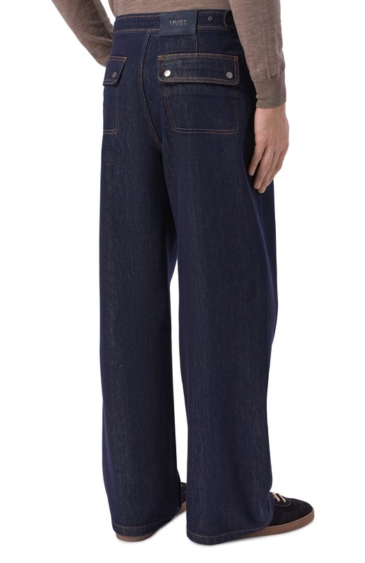 Джинсы MVST M26.2PM.T012/F116 WASHED RAW INDIG0 Синий  M26.2PM.T012/F116 WASHED RAW INDIG0 Фото 4