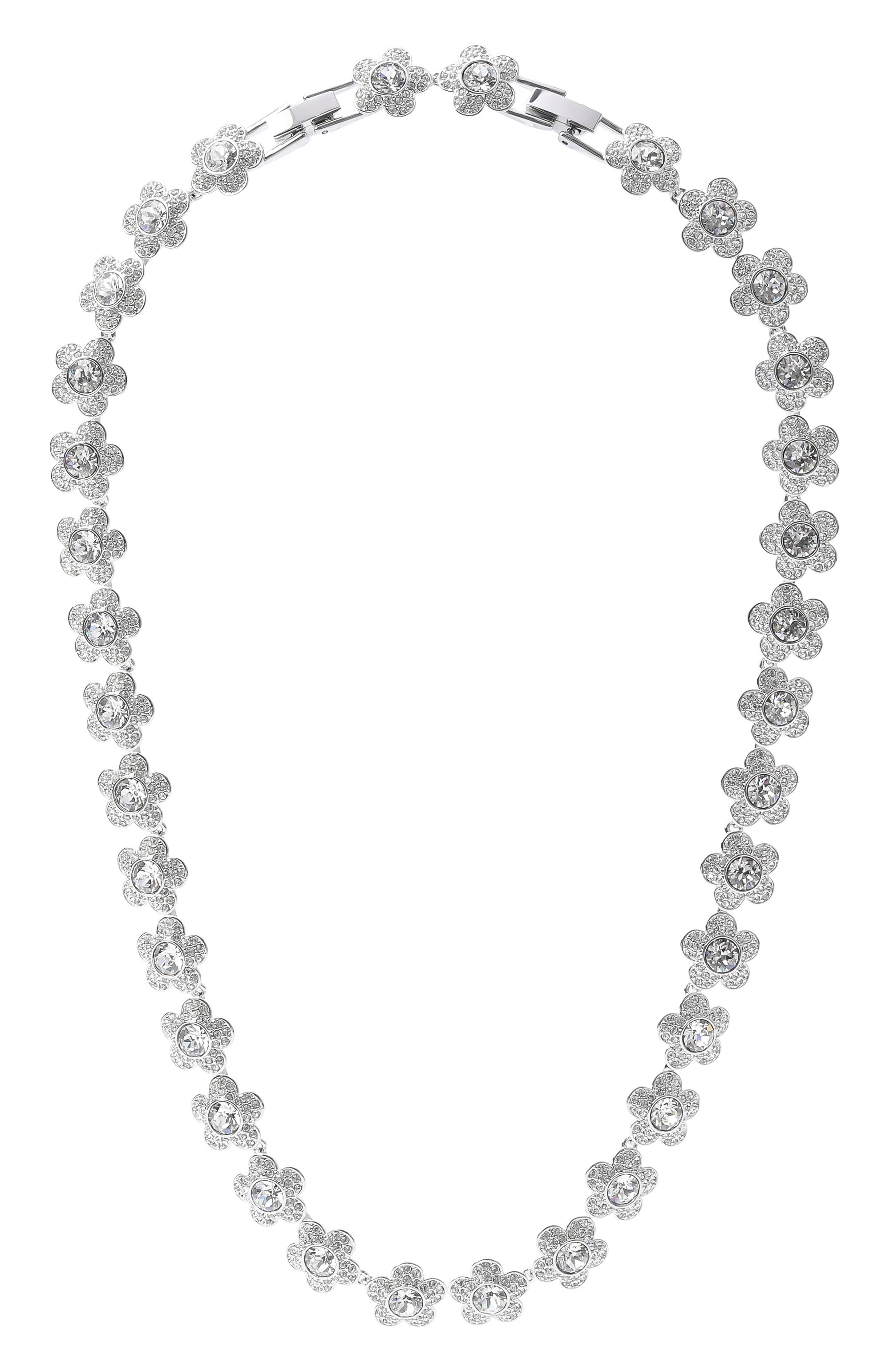 Колье ariana grande x swarovsky SWAROVSKI серебряного цвета по цене 43100 руб., арт. 5749179, фото 1 Колье ariana grande x swarovsky SWAROVSKI, арт. 5749179, фото 1