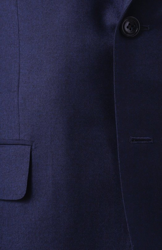 Шерстяной костюм Kiton UA81K0101E15 Синий  UA81K0101E15 Фото 9