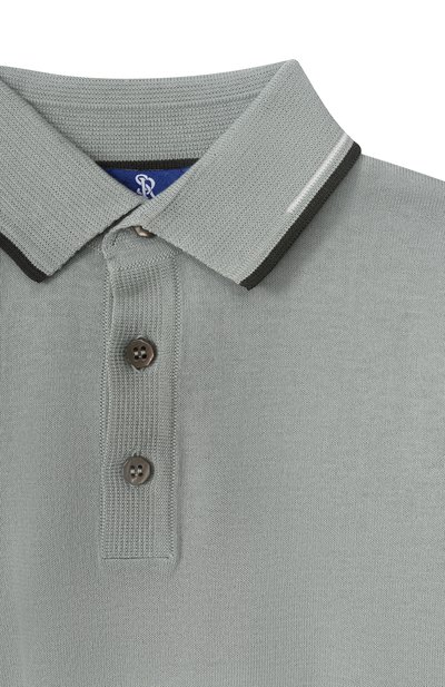 Хлопковое поло STEFANO RICCI JUNIOR, арт. KY13007P03/Y26131, фото 3