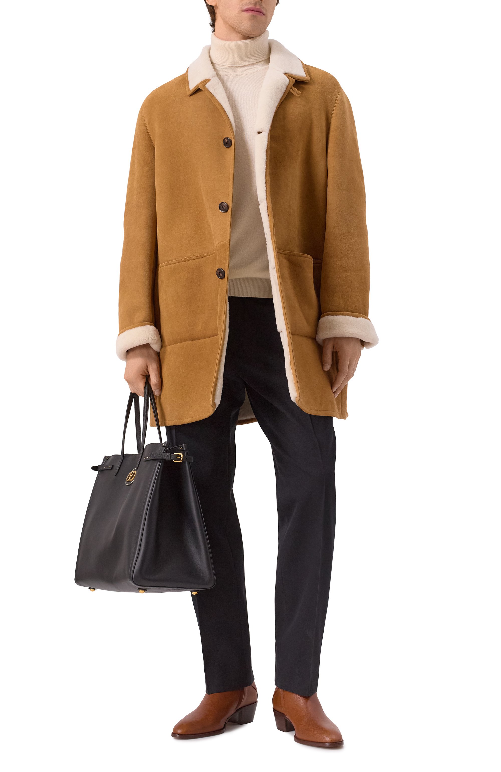 Кожаные сапоги VALENTINO, арт. 6Y2S0J27/DQX, фото 2