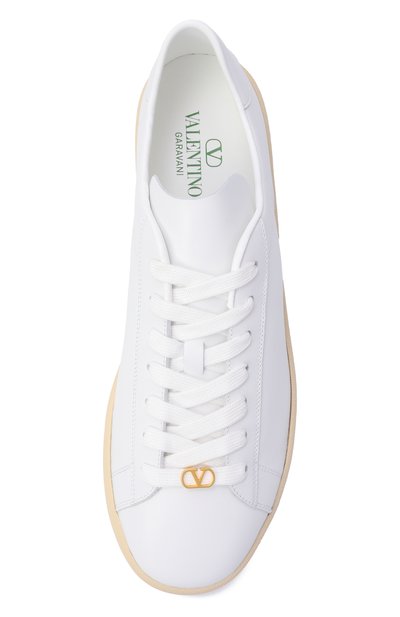 Кожаные кеды royco VALENTINO белого цвета по цене 78050 руб., арт. 9Y2S0K34/BYA, фото 5 Кожаные кеды royco VALENTINO, арт. 9Y2S0K34/BYA, фото 5