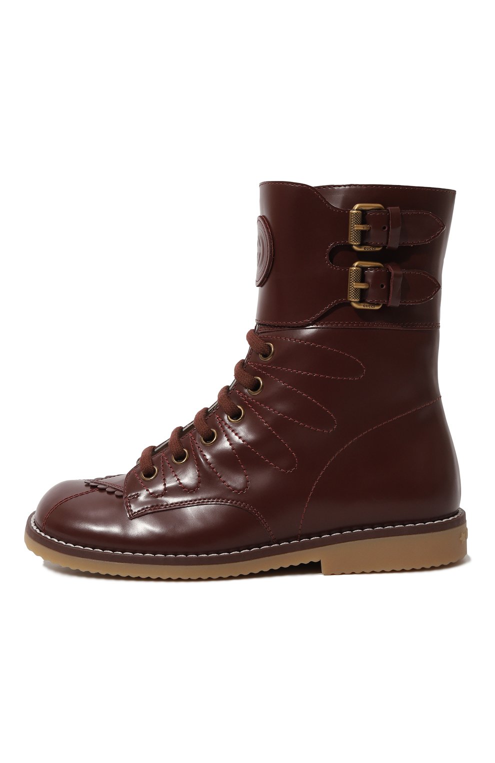 Кожаные ботинки GUCCI, арт. 628440 D7300, фото 2