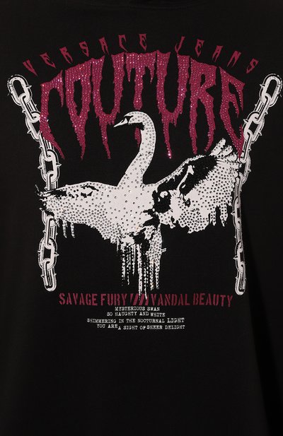 Хлопковое худи VERSACE JEANS COUTURE, арт. 77HAIG01/CF01G, фото 5