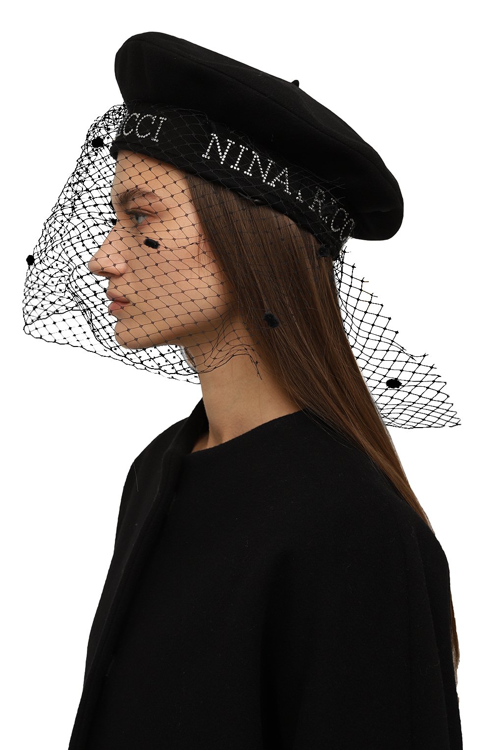 Берет из шерсти и кашемира NINA RICCI, арт. 23AAA0096FEL017, фото 2