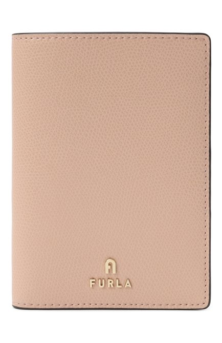 Женские кожаная обложка для паспорта FURLA розового цвета, арт. WP00309/ARE000 | �Фото 1 (Материал: Натуральная кожа; Нос: Не проставлено; Материал сплава: Проставлено)