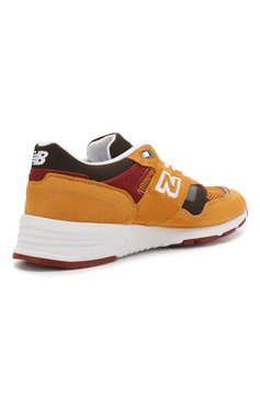 Мужские комбинированные кроссовки 1530 made in uk NEW BALANCE желтого цвета, арт. M1530SE/D | Фото 4 (Материал внешний: Текстиль, Кожа, Резина; Кросс-КТ: Спорт; Материал сплава: Проставлено, Проверено; Материал утеплителя: Без утеплителя; Статус проверки: Проверено, Проверена категория; Подошва: Плоская; Драгоценные камни: Проставлено; Стили: Спорт)