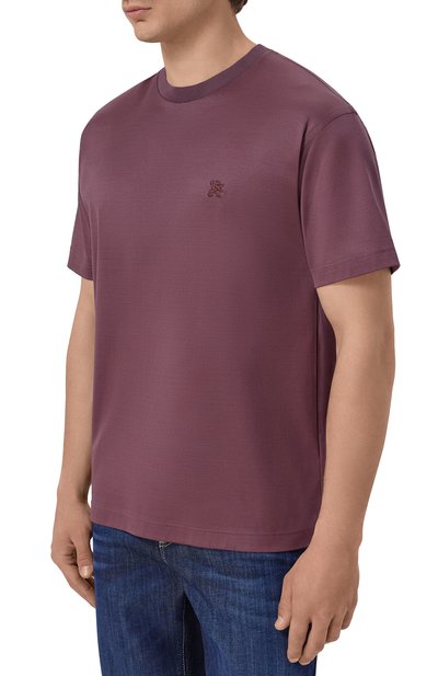 Хлопковая футболка ZILLI, арт. TSR02AM0100VLE000, фото 3