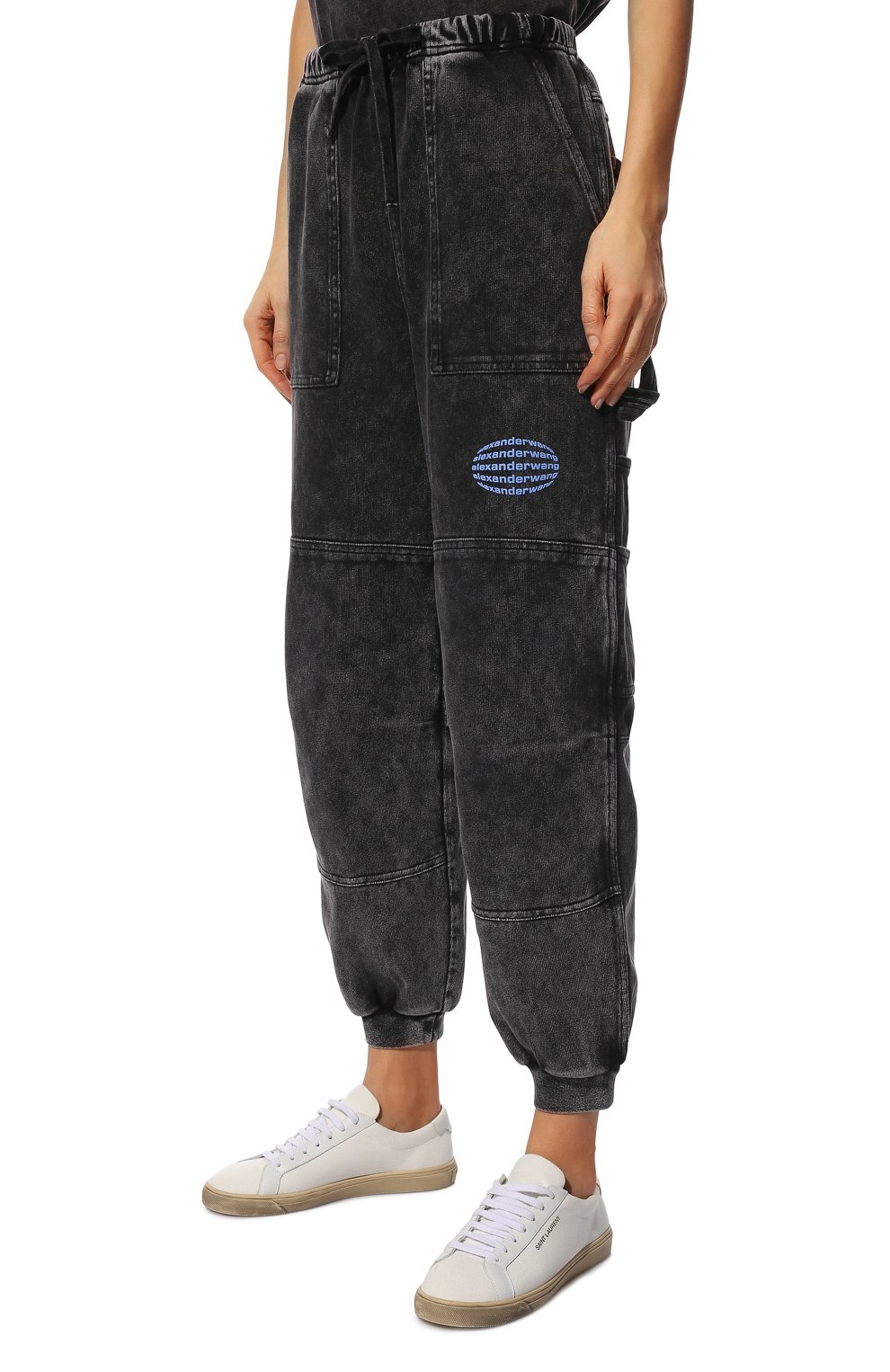 Хлопковые джоггеры ALEXANDER WANG, арт. UCC1224030, фото 3