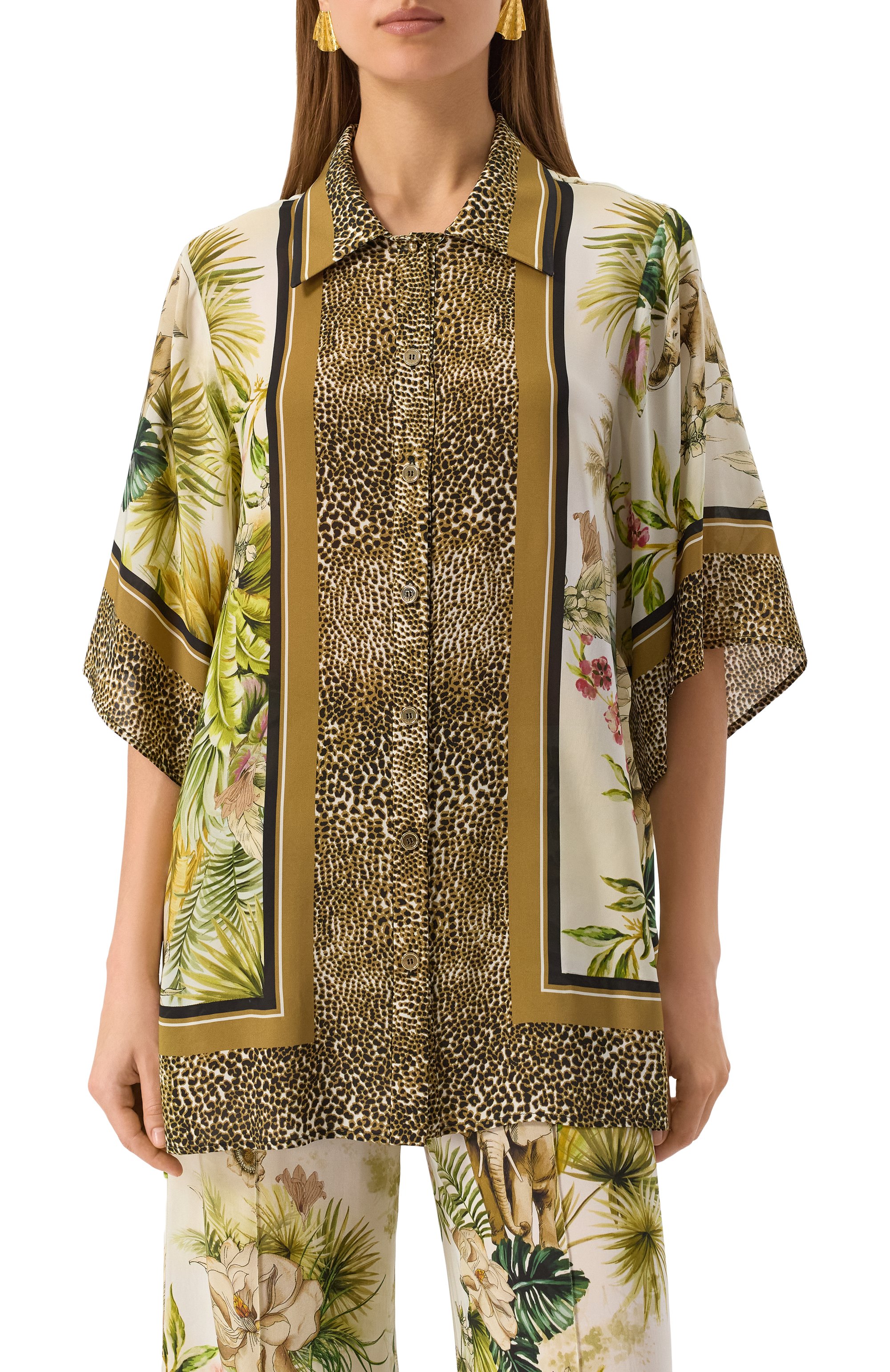 Блузка из вискозы ELIE SAAB, арт. SH108PS25, фото 3