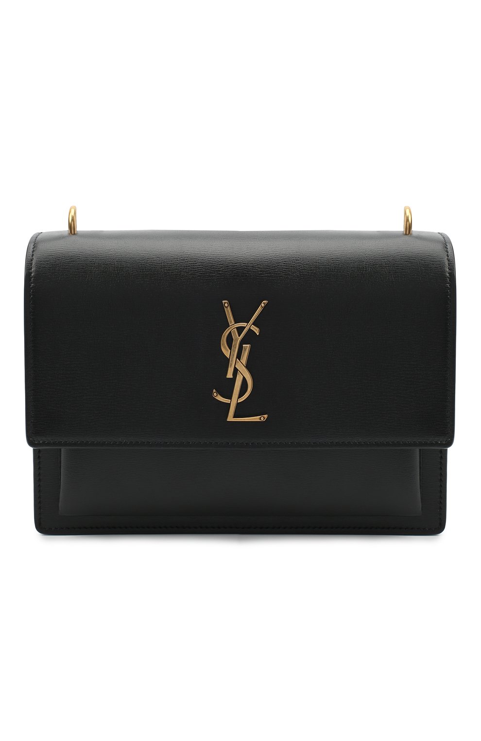 Сумка sunset medium SAINT LAURENT черного цвета по цене 339000 руб., арт. 442906/D420W, фото 1 Сумка sunset medium SAINT LAURENT, арт. 442906/D420W, фото 1