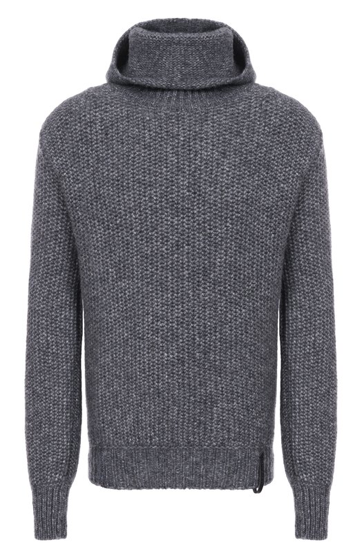 Свитер из хлопка и шерсти Never Enough MKN054 Серый MKN054