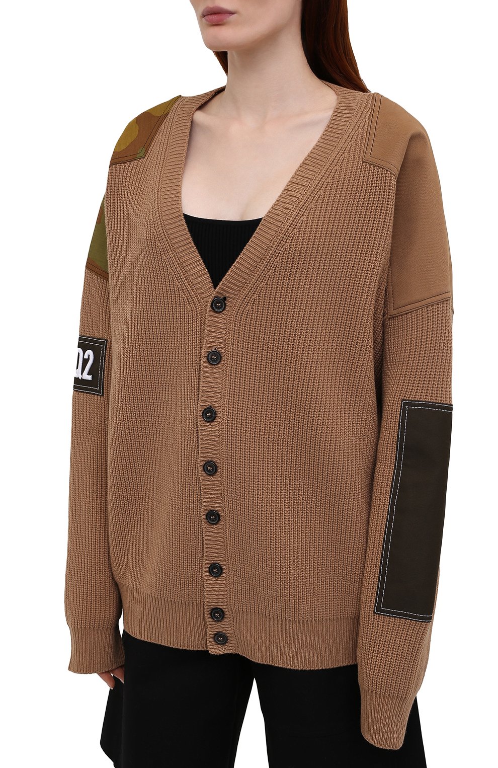 Шерстяной кардиган DSQUARED2, арт. S75HA1085/S17787, фото 3