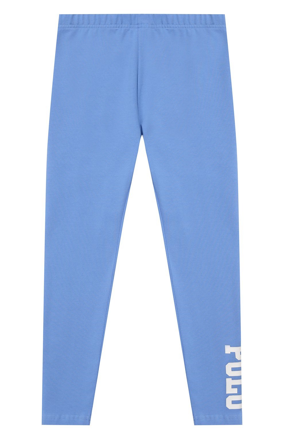 Хлопковые леггинсы POLO RALPH LAUREN голубого цвета по цене 5930 руб., арт. 311768238, фото 1 Хлопковые леггинсы POLO RALPH LAUREN, арт. 311768238, фото 1