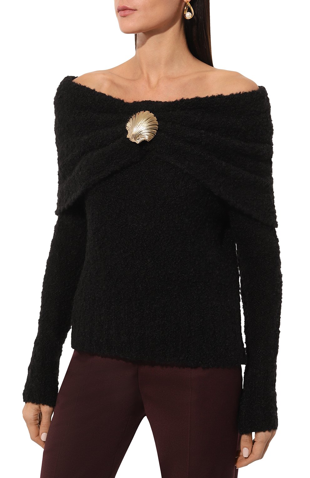 Шерстяной пуловер GIUSEPPE DI MORABITO, арт. 03FWKNT330 03380, фото 3